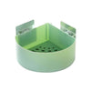 Wall Mounted Bathroom Shelf Durable Suction Cup Corner Drainage Shelf Dish - TheWellBeing4All