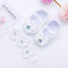 Baby Shoes Baptism White Bowknot Baby Girl Lace Shoes Headband Set Toddler Prewalker Cute Baby Soft Shoes for 0-18M Kids - TheWellBeing4All