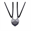 Couple Necklace Lovers Gothic Punk Heart Pendant Necklace valentines gift - TheWellBeing4All