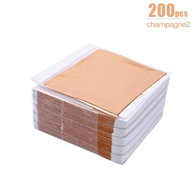 Gold Silver Foil Paper Leaf Gilding Craft Paper - TheWellBeing4All