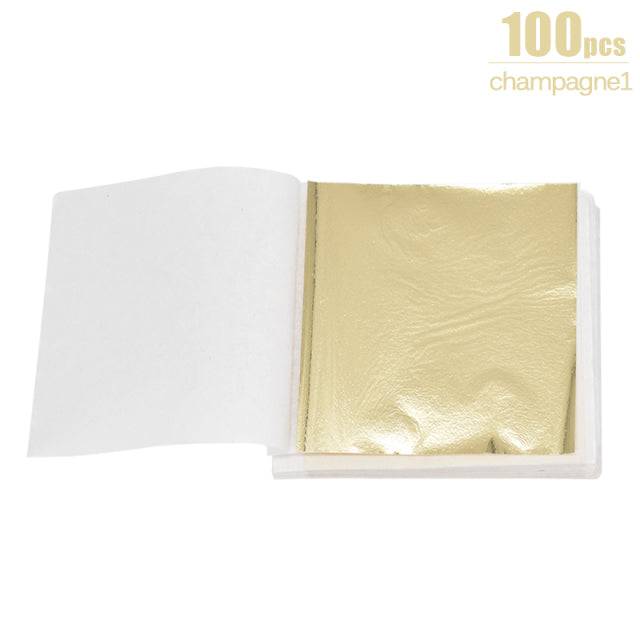 Gold Silver Foil Paper Leaf Gilding Craft Paper - TheWellBeing4All
