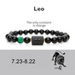 NEW 8mm Black Stone Beads 12 constellation couple Bracelet Men Bracelets For Women Pulseras Masculina Hombre Man Mens Jewellery - TheWellBeing4All