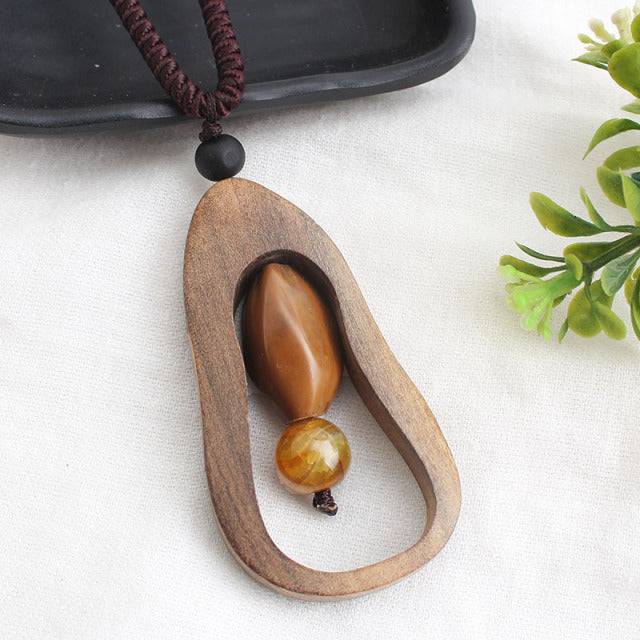 Natural Stone pendant neckl - TheWellBeing4All