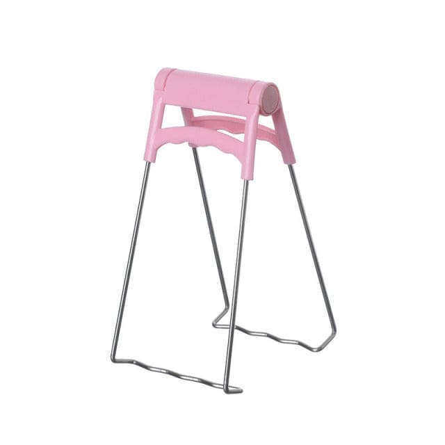 Kitchen Bowl clip Stainless Steel Gripper Clip Anti-Hot Clip Lifter Safe Silicone Handle Kitchen Cooking Baking - TheWellBeing4All