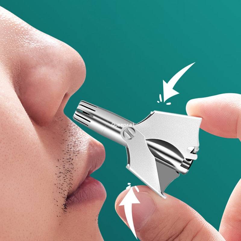 Nose Hair Ear Trimmer Stainless Steel - TheWellBeing4All