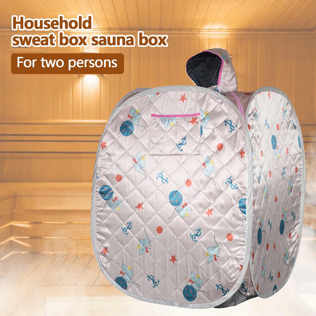 Portable Folding Steam Sauna SPA Room Tent without Steamer free ship for One Person or Two People Weight Loss Full Body Slimming - TheWellBeing4All