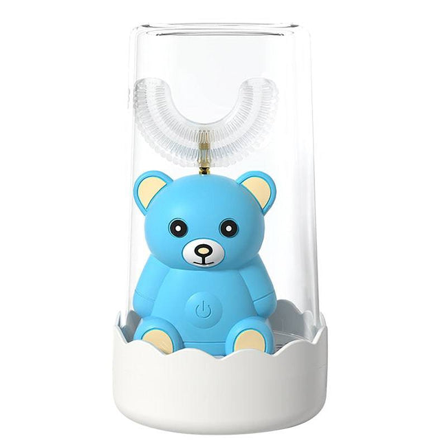 360 Degrees Intelligent Automatic Sonic Electric Toothbrush U Type 4 Modes Tooth Brush - TheWellBeing4All