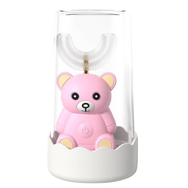 360 Degrees Intelligent Automatic Sonic Electric Toothbrush U Type 4 Modes Tooth Brush - TheWellBeing4All