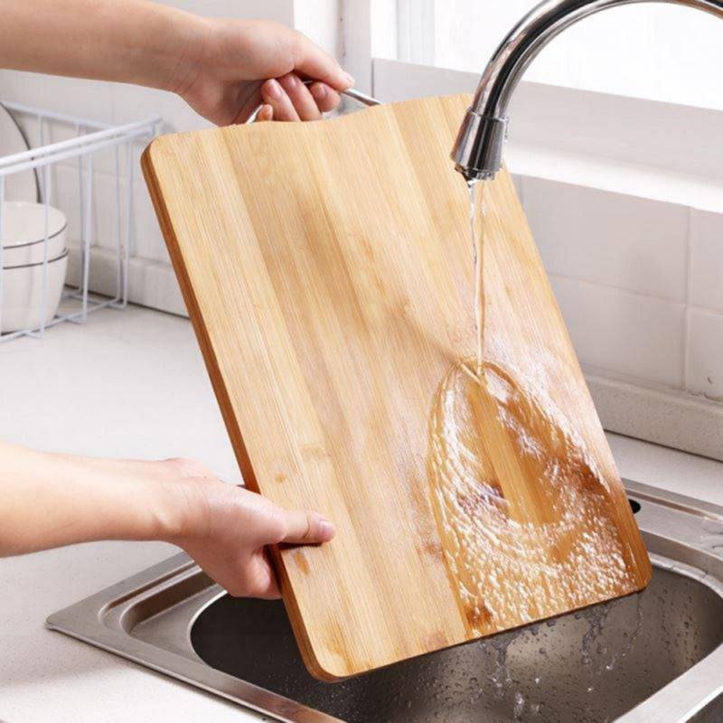 Kitchen Chopping Board Wooden. Outdoor Camping Food Cutting Board Bamboo Rectangle Cutting Board - TheWellBeing4All