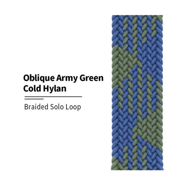 Nylon Braided Solo Loop fabric Strap For Apple Watch band - TheWellBeing4All