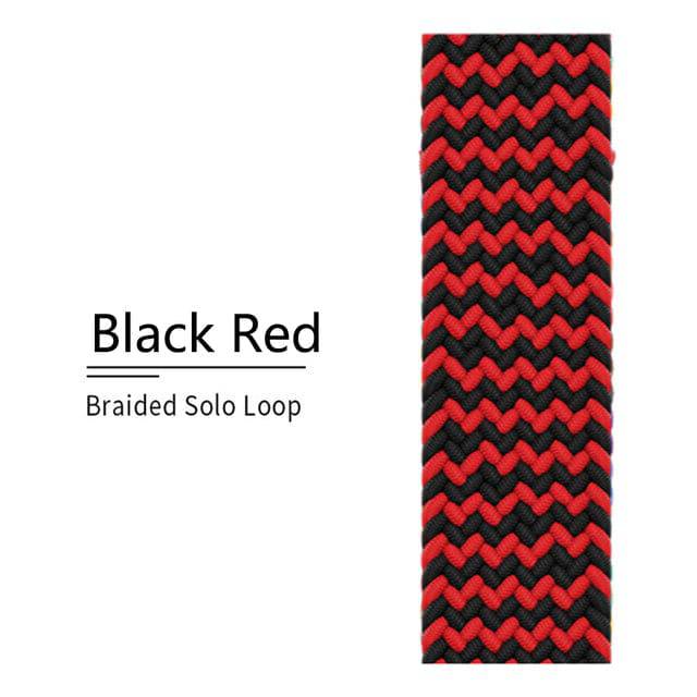 Nylon Braided Solo Loop fabric Strap For Apple Watch band - TheWellBeing4All