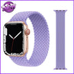 Nylon Braided Solo Loop fabric Strap For Apple Watch band - TheWellBeing4All