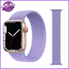 Nylon Braided Solo Loop fabric Strap For Apple Watch band - TheWellBeing4All