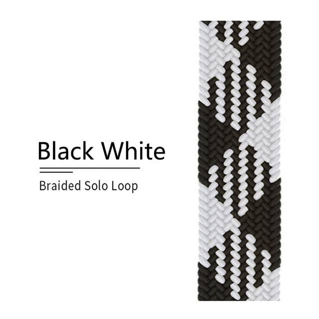 Nylon Braided Solo Loop fabric Strap For Apple Watch band - TheWellBeing4All