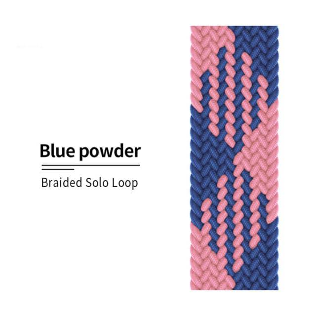 Nylon Braided Solo Loop fabric Strap For Apple Watch band - TheWellBeing4All