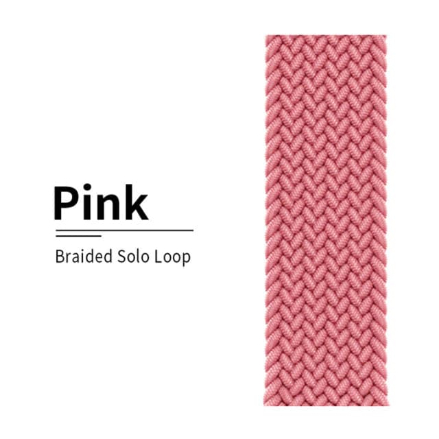 Nylon Braided Solo Loop fabric Strap For Apple Watch band - TheWellBeing4All