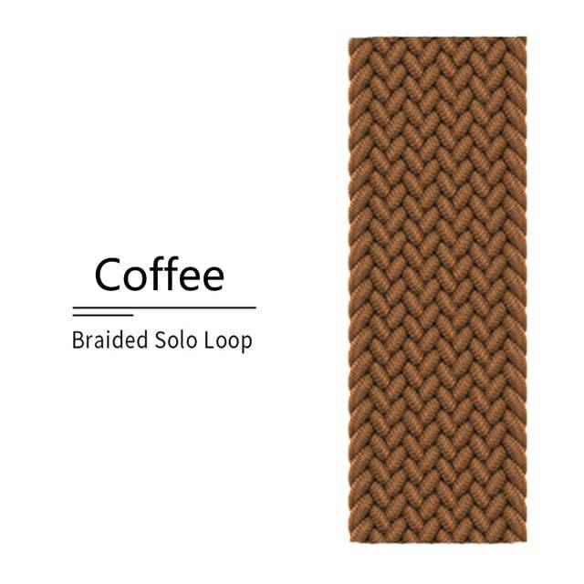 Nylon Braided Solo Loop fabric Strap For Apple Watch band - TheWellBeing4All
