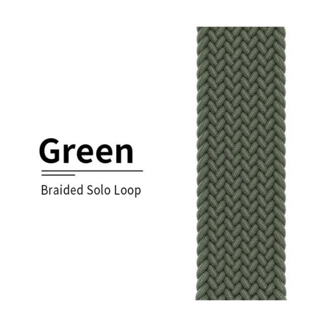 Nylon Braided Solo Loop fabric Strap For Apple Watch band - TheWellBeing4All