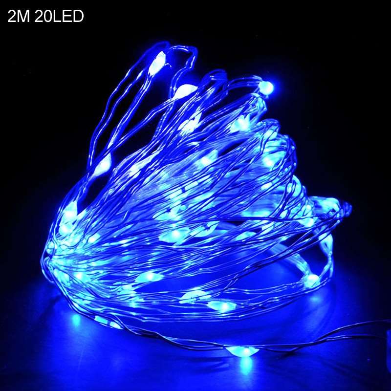 2M 20LED Santa Claus Snowflake LED Light String Christmas Decoration For Home Xmas Tree Ornament - TheWellBeing4All