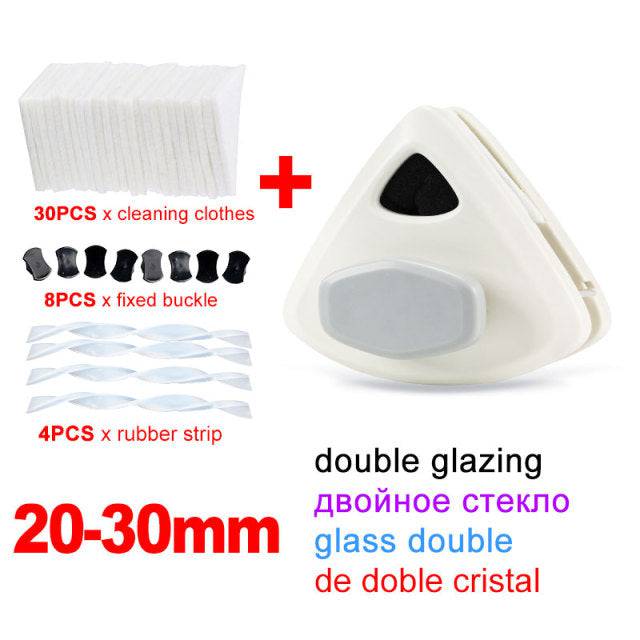 Magnetic Glass Brush Double Side Glass Cleaning Brush - TheWellBeing4All