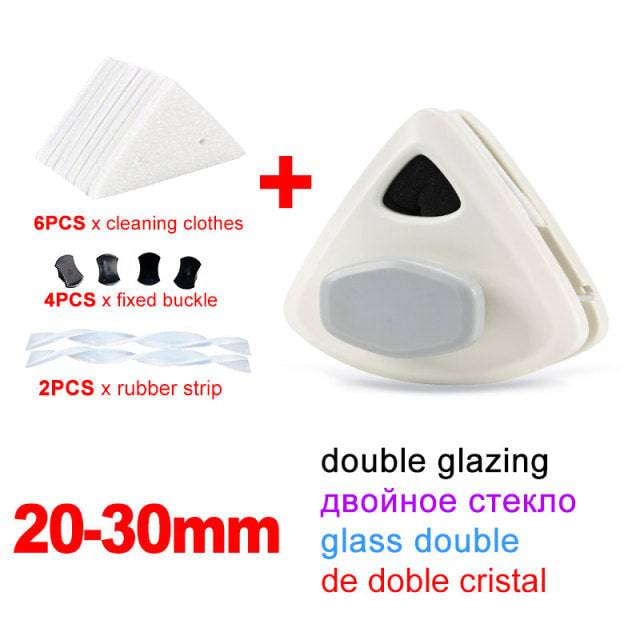 Magnetic Glass Brush Double Side Glass Cleaning Brush - TheWellBeing4All