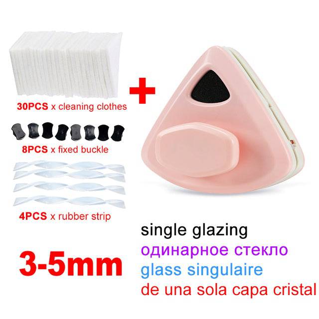 Magnetic Glass Brush Double Side Glass Cleaning Brush - TheWellBeing4All