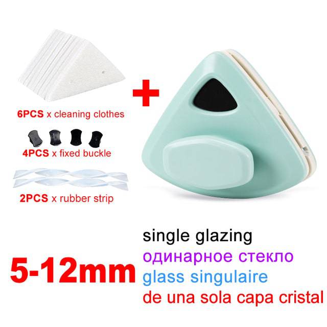 Magnetic Glass Brush Double Side Glass Cleaning Brush - TheWellBeing4All