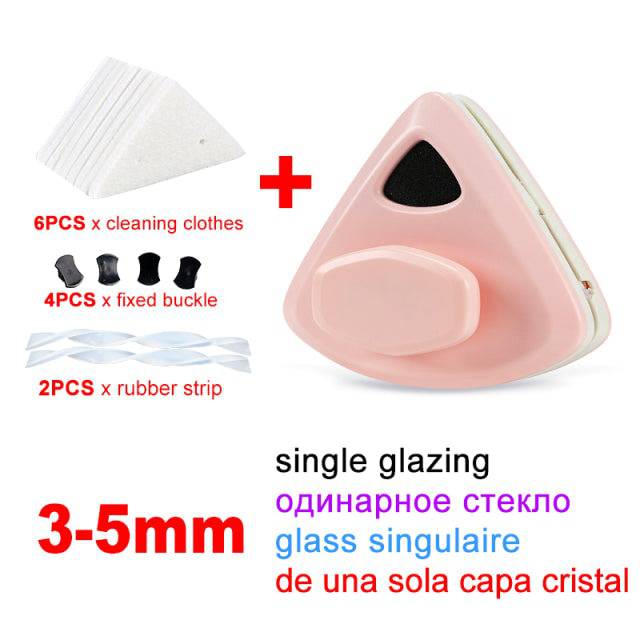 Magnetic Glass Brush Double Side Glass Cleaning Brush - TheWellBeing4All