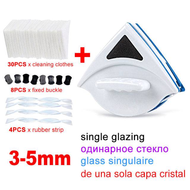 Magnetic Glass Brush Double Side Glass Cleaning Brush - TheWellBeing4All