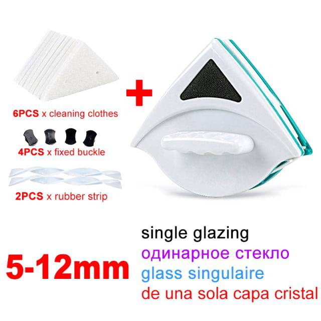 Magnetic Glass Brush Double Side Glass Cleaning Brush - TheWellBeing4All