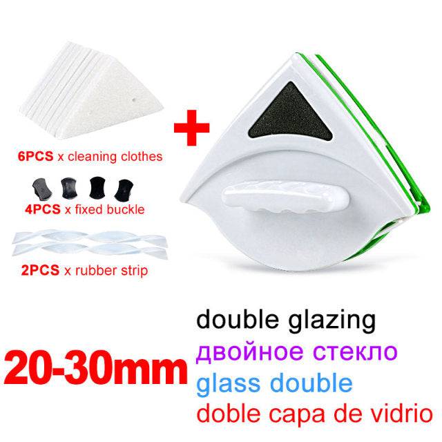 Magnetic Glass Brush Double Side Glass Cleaning Brush - TheWellBeing4All
