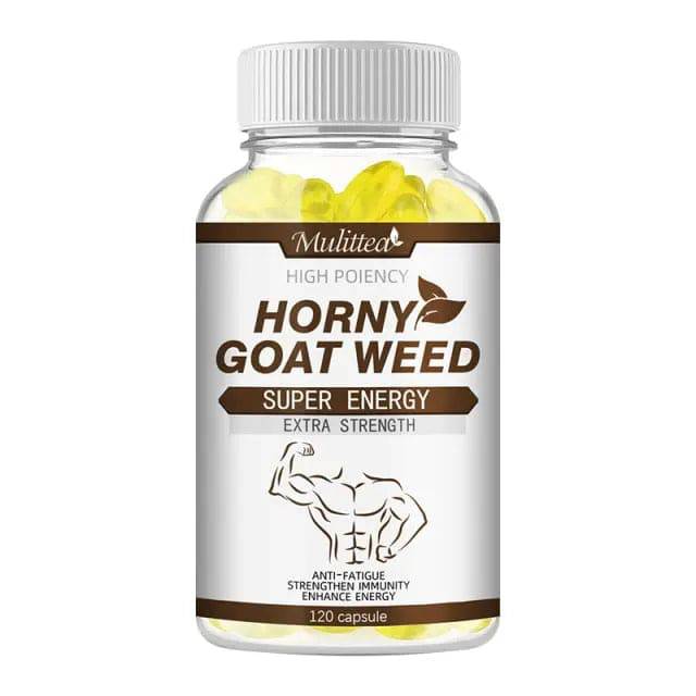 Mulittea Horny Goat Weed Extract Enhancing Energy Kidney Erection Male Supplement Improve Potency Enhancement Stamina Function - TheWellBeing4All