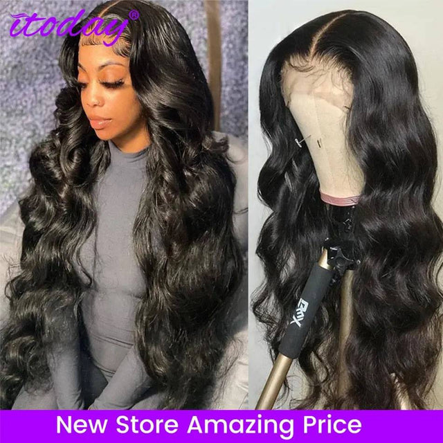 Human Hair Wigs For Women Body Wave Lace Front Wig 13x6 Lace Frontal Wig 4X4 Lace Closure Wig - TheWellBeing4All