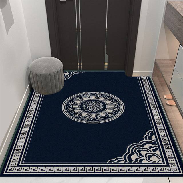 Nordic Black Gold Striped Living Room Carpet Bedroom Bedside Carpet Children's Play Kitchen Bathroom Non-slip Mat Doormat Tapis - TheWellBeing4All