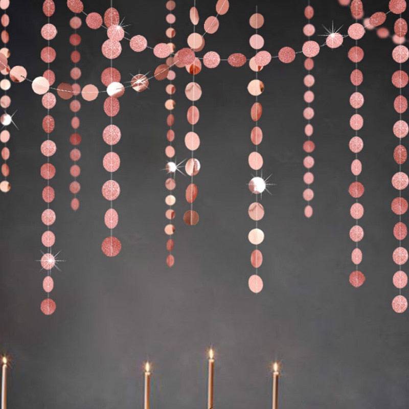 4M Star Xmas Tree Paper Garland Merry Christmas Decorations - TheWellBeing4All