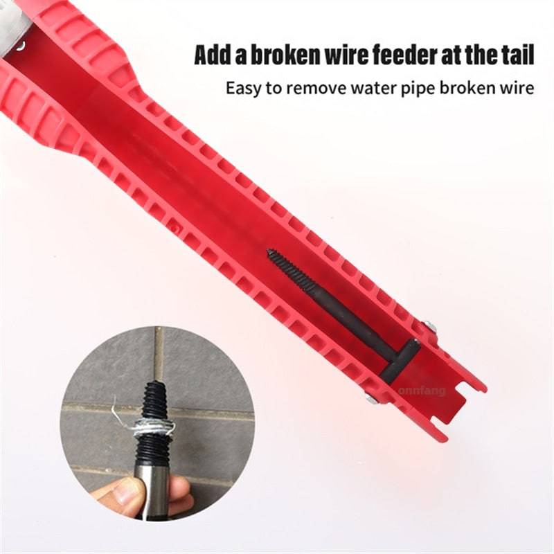 8 in 1 wrench repair tool non-slip assembly key plumbing installation wrench - TheWellBeing4All