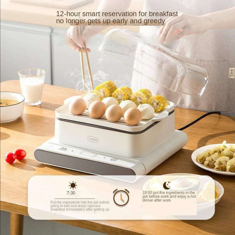 Three-layer Food Steam Cooker Machine Electric Steamer - TheWellBeing4All