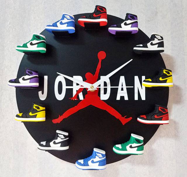Wall Clocks Living Room Decoration 30cm Small Basketball Shoes - TheWellBeing4All