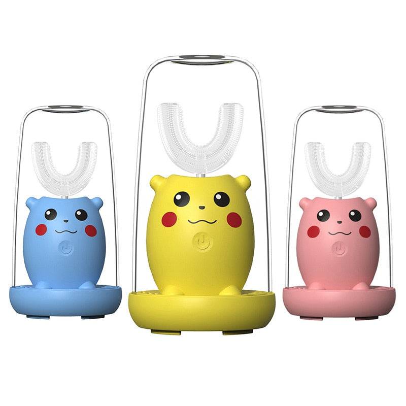 Kids Silicon Automatic Ultrasonic TeethTooth Brush - TheWellBeing4All