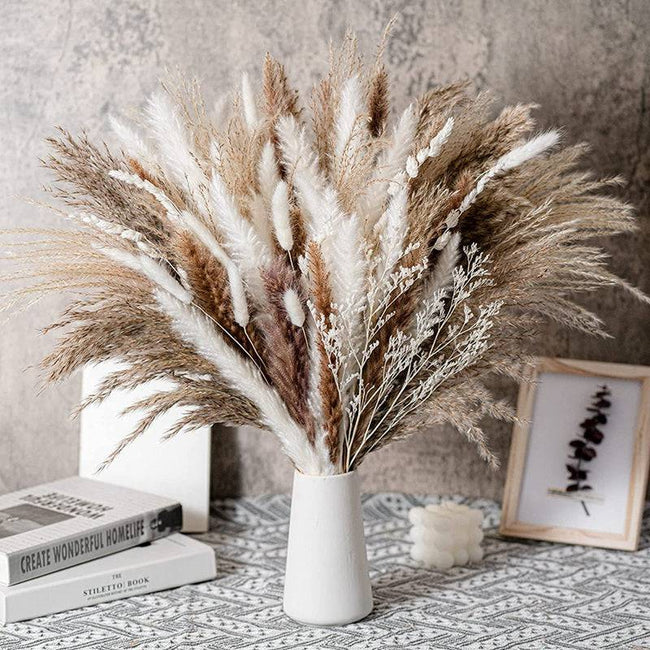 Phragmites Dried Flowers Bouquet - TheWellBeing4All