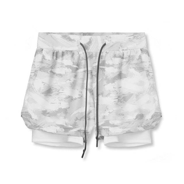 Fitness bodybuilding training quick-drying 2-in-1 shorts - TheWellBeing4All