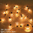 2M 20LED Santa Claus Snowflake LED Light String Christmas Decoration For Home Xmas Tree Ornament - TheWellBeing4All