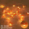 2M 20LED Santa Claus Snowflake LED Light String Christmas Decoration For Home Xmas Tree Ornament - TheWellBeing4All