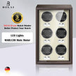 Luxury Wood Watch Winder High-End 2 4 Slot Automatic Watches Box with Motor Watch Cabinet Clock Storage Box - TheWellBeing4All