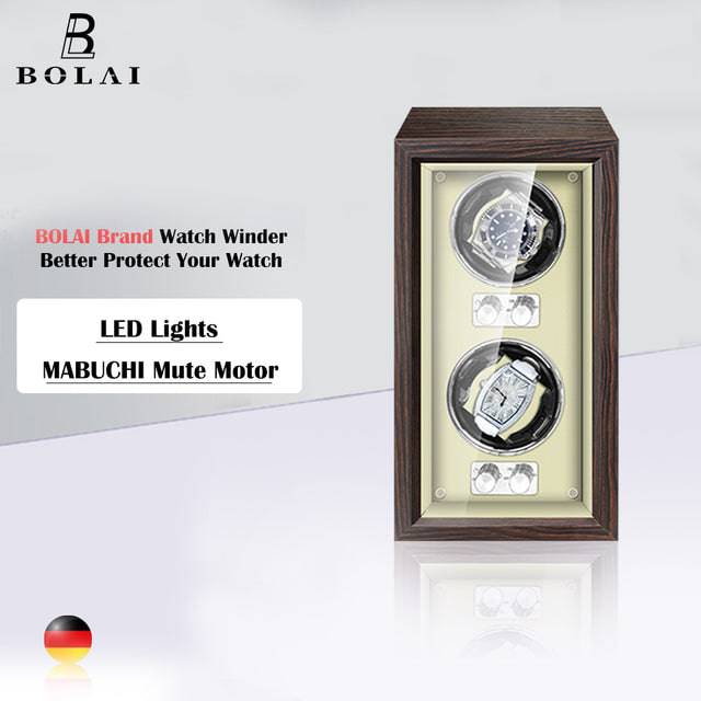 Luxury Wood Watch Winder High-End 2 4 Slot Automatic Watches Box with Motor Watch Cabinet Clock Storage Box - TheWellBeing4All