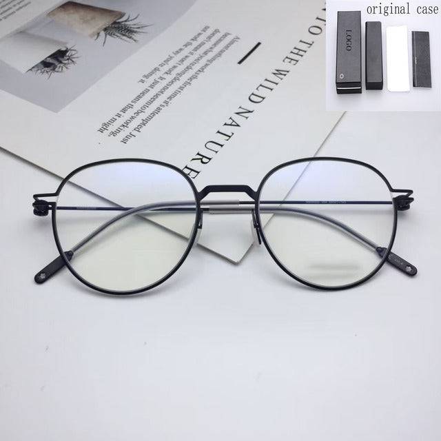 Vintage Round Big Face Prescription Glasses Frame - TheWellBeing4All