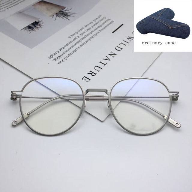 Vintage Round Big Face Prescription Glasses Frame - TheWellBeing4All