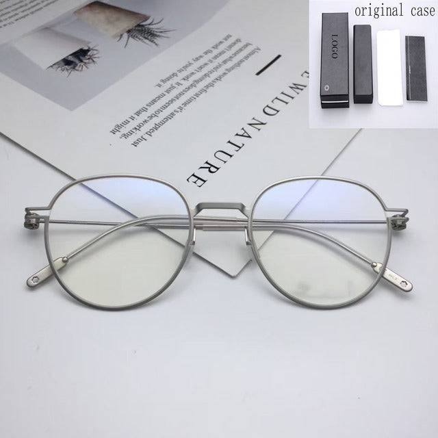 Vintage Round Big Face Prescription Glasses Frame - TheWellBeing4All