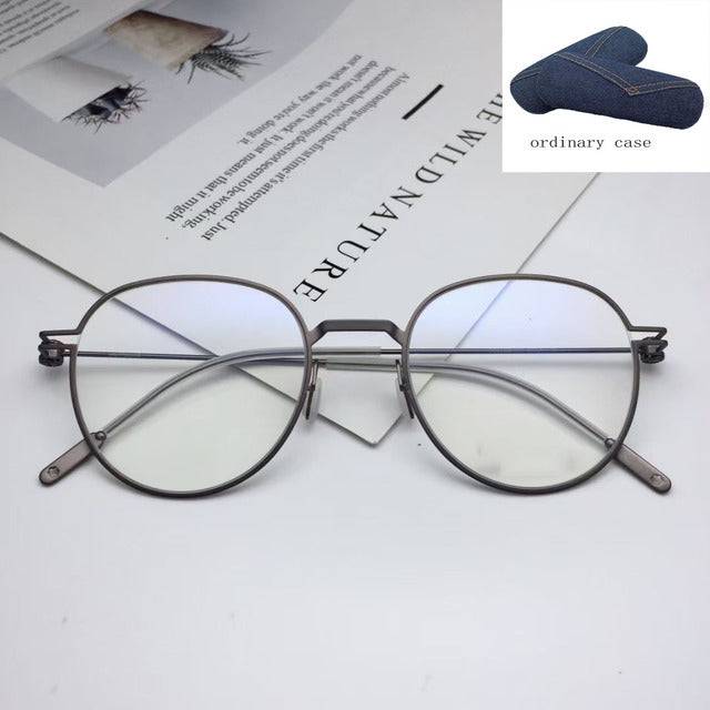 Vintage Round Big Face Prescription Glasses Frame - TheWellBeing4All