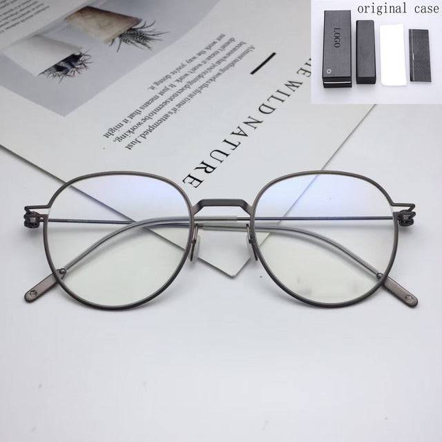 Vintage Round Big Face Prescription Glasses Frame - TheWellBeing4All